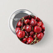 Wild Cherries Ronde Button 5,7 Cm (Voorkant /achterkant)