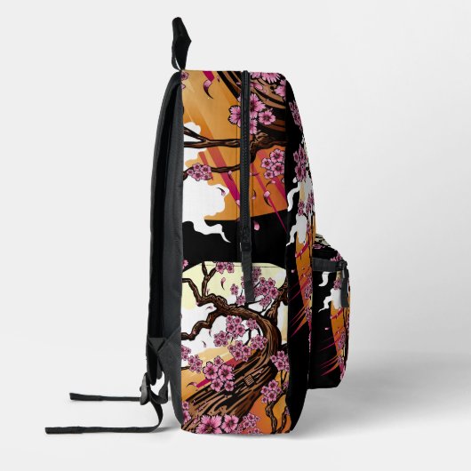 Wild Cherry Blossom Bedrukte Rugzak (Links)