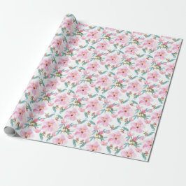 Wild cherry blossom blooming garden cadeaupapier