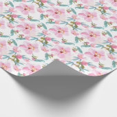 Wild cherry blossom blooming garden cadeaupapier (Hoek)