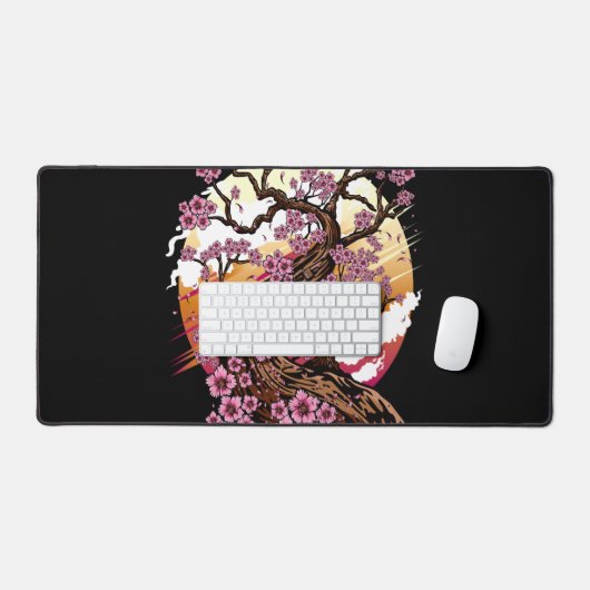 Wild Cherry Blossom Bureaumat (Keyboard & Muis)