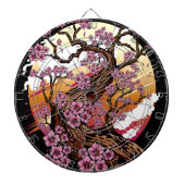 Wild Cherry Blossom Dartbord (Voorkant)