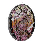 Wild Cherry Blossom Dartbord (Voorkant Links)