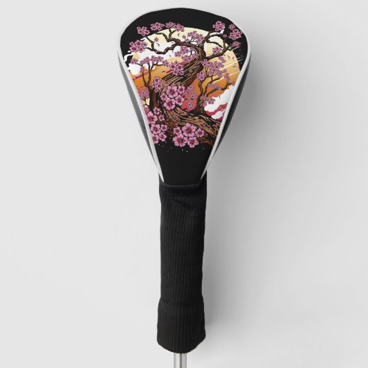 Wild Cherry Blossom Golfheadcover (Voorkant)