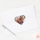 Wild Cherry Blossom Hart Sticker (Envelop)