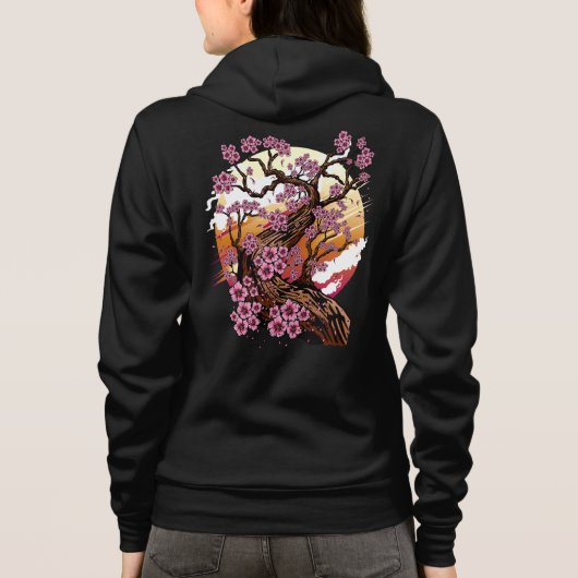 Wild Cherry Blossom Hoodie (Achterkant)