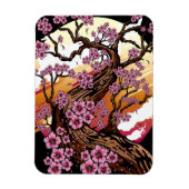 Wild Cherry Blossom Magneet (Verticaal)