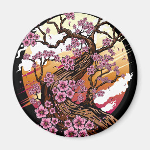Wild Cherry Blossom Magneet