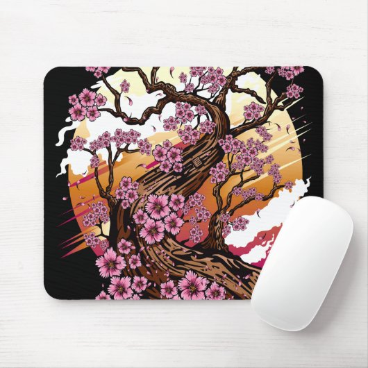 Wild Cherry Blossom Muismat (Met muis)