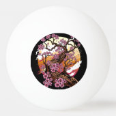 Wild Cherry Blossom Pingpongbal (Achterkant)