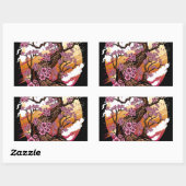 Wild Cherry Blossom Rechthoekige Sticker (Vel)