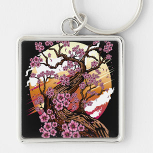 Wild Cherry Blossom Sleutelhanger
