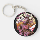 Wild Cherry Blossom Sleutelhanger (Voorkant)