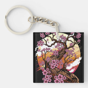 Wild Cherry Blossom Sleutelhanger