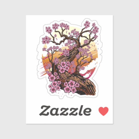 Wild Cherry Blossom Sticker (Vel)