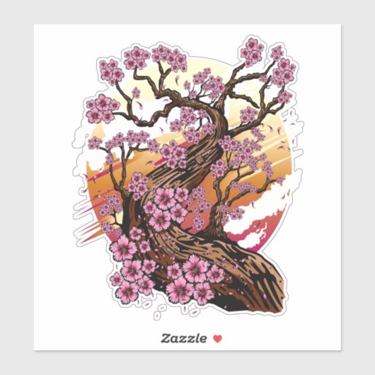 Wild Cherry Blossom Sticker (Vel)