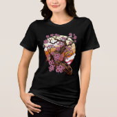 Wild Cherry Blossom Tri-Blend Shirt (Voorkant)