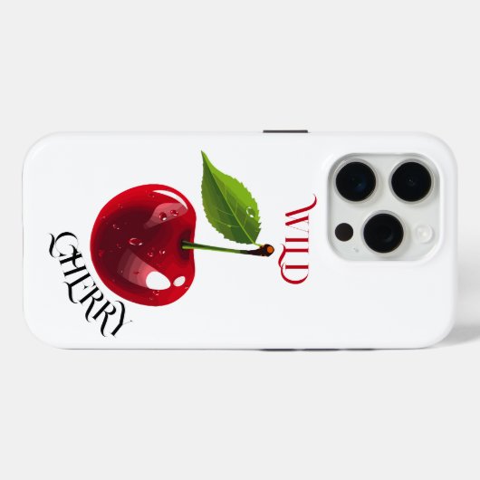 Wild Cherry Case-Mate iPhone Case (Achterkant (horizontaal))
