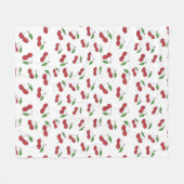 Wild Cherry Fleece Deken (Voorkant (Horizontaal))