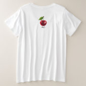 Wild Cherry Grote Maat T-shirt (Design achterkant)