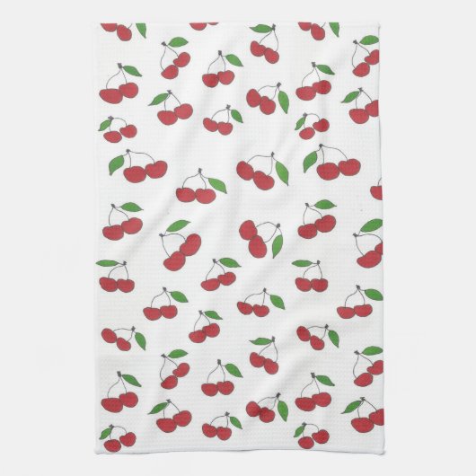 Wild Cherry Kitchen Towel Theedoek (Verticaal)