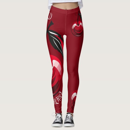Wild Cherry Leggings (Voorkant)