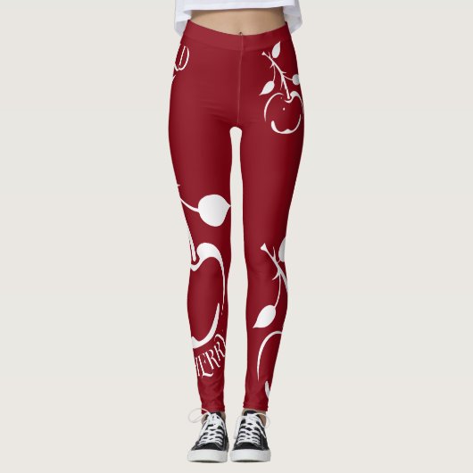 Wild Cherry Leggings (Voorkant)