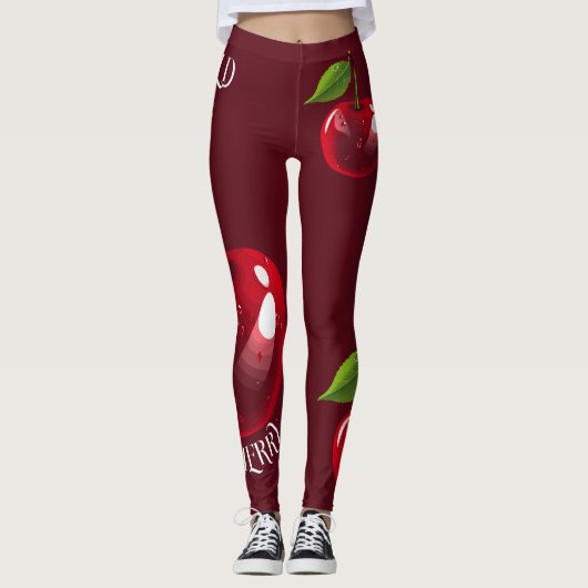 Wild Cherry Leggings (Voorkant)
