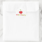 Wild Cherry Ronde Sticker (Tas)
