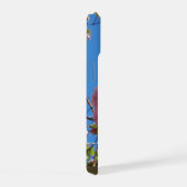 Wild Cherry roze Blossom Tree iPhone 15 Case (Rechterkant)