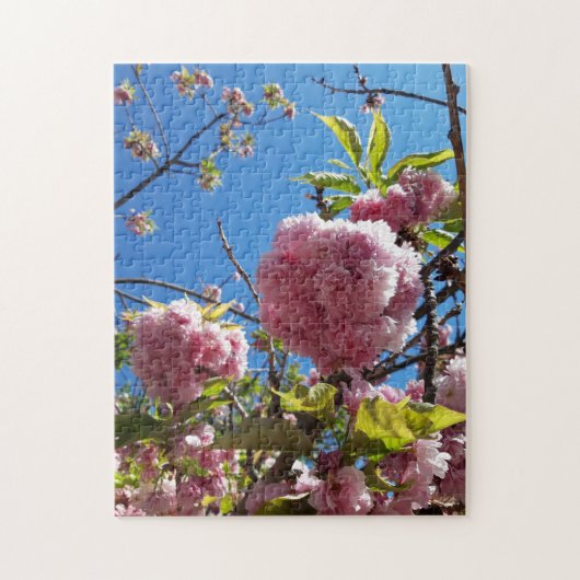 Wild Cherry roze Blossom Tree Legpuzzel (Verticaal)