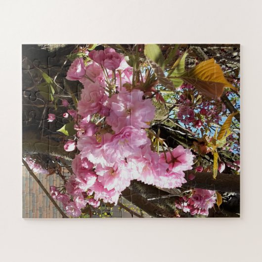 Wild Cherry roze Blossom Tree Legpuzzel (Horizontaal)