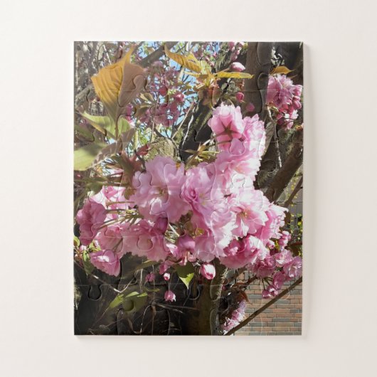 Wild Cherry roze Blossom Tree Legpuzzel (Verticaal)