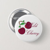 Wild Cherry Sour Ronde Button 5,7 Cm (Voorkant /achterkant)