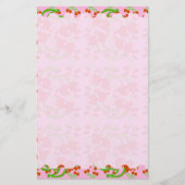Wild Cherry Stationery Briefpapier (Voorkant)