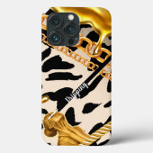 Wild Chic Custom Luxury Girly iPhone / iPad case (Achterkant)