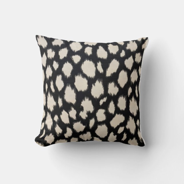 Wild Chic Leopard Pattern Pillow Kussen (Voorkant)