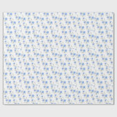 Wild Chicory Flower Botanical Waterverf Art Cadeaupapier (Vlak)