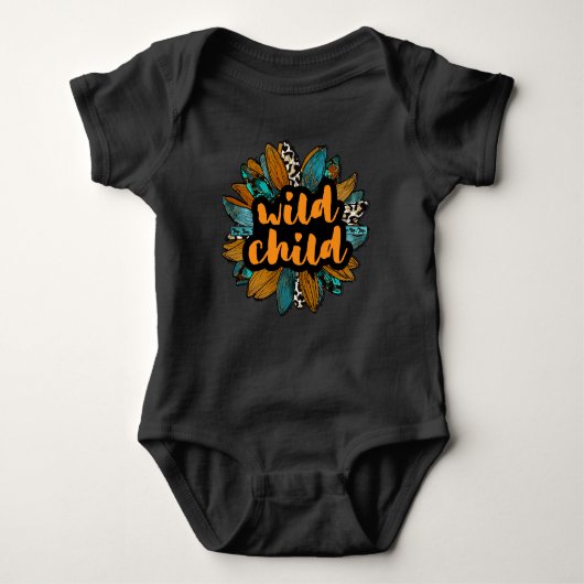 Wild Child Baby Eén Stuk Jumpsuit Romper (Voorkant)