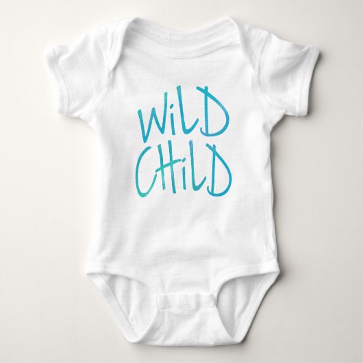 Wild Child Baby One Piece Romper (Voorkant)