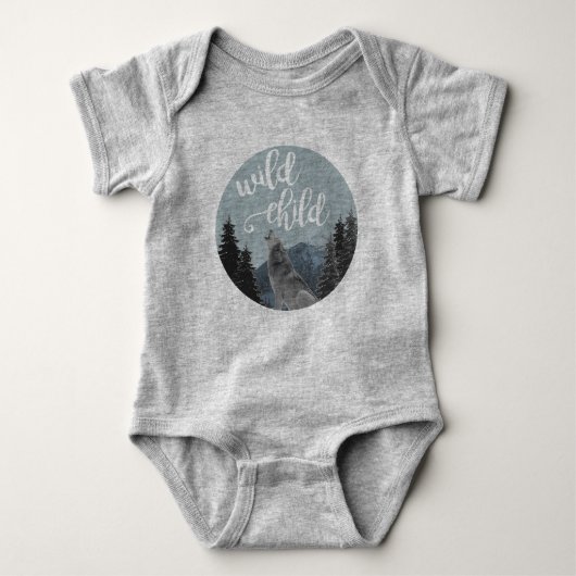 Wild Child Baby Onsie Romper (Voorkant)