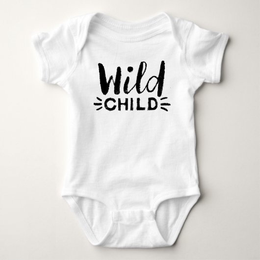 Wild Child Baby Shirt (Voorkant)