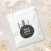 Wild Child Beer in Evening Forest Gift Favor Bag Bedankzakje (Geknipt)