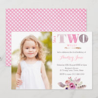 Wild Child Bohemian 2e verjaardag Afbeelding