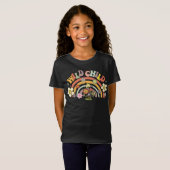 Wild Child Boho  Flower Power Trendy T-shirt (Voorkant volledig)