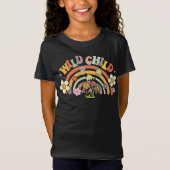 Wild Child Boho  Flower Power Trendy T-shirt (Voorkant)
