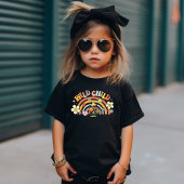 Wild Child Boho  Flower Power Trendy T-shirt