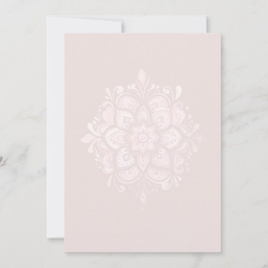 Wild Child Dreamcatcher kristallen Baby meisje dou Kaart (Achterkant)