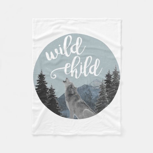 Wild Child Fleece Blanket (Voorkant)