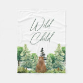 Wild Child Fleece Blanket (Voorkant)